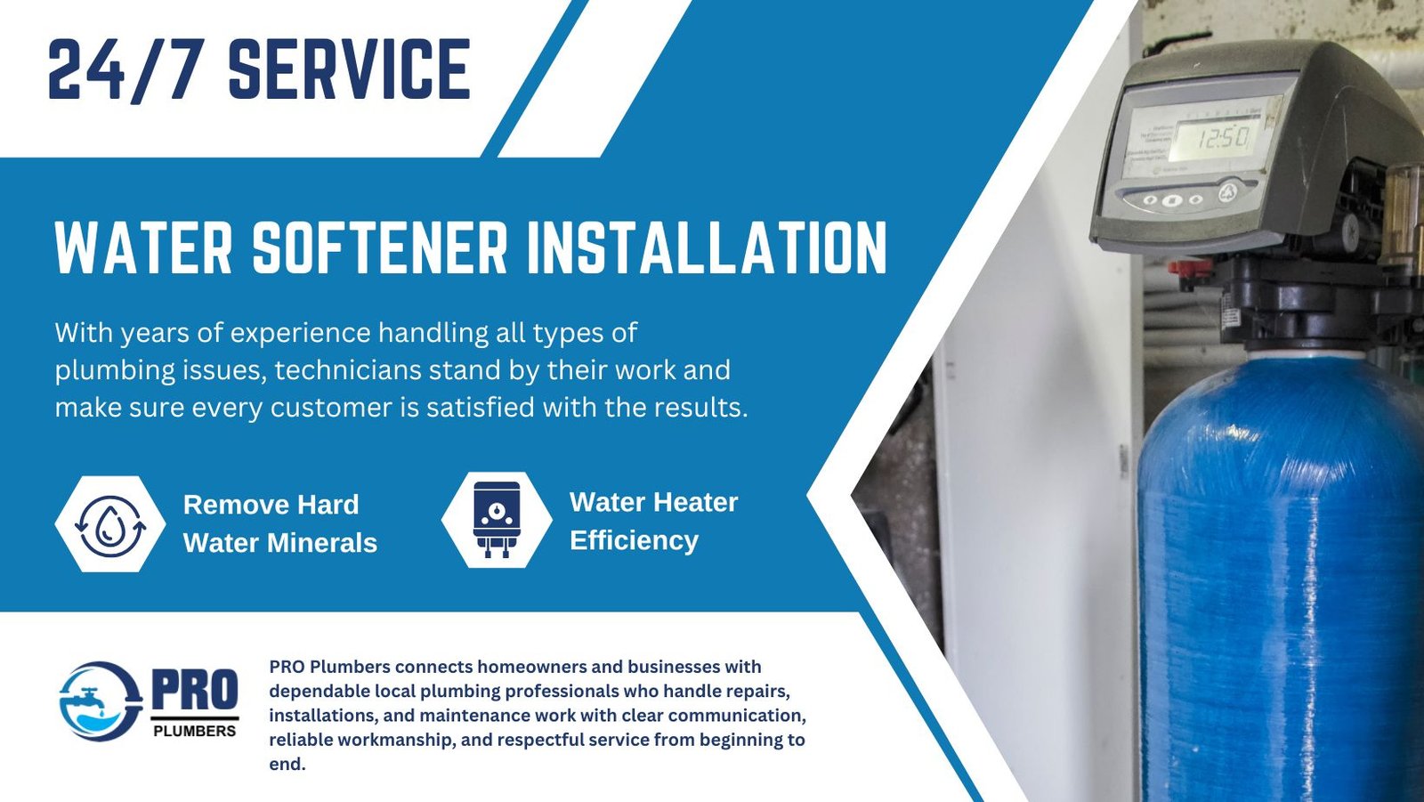 Water softener installation in Hacienda Heights, CA